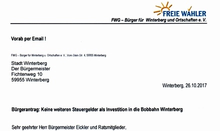 Nunmehr sollen weitere Investitionen in Höhe von 190 T€ in ein Multi-Funktionsgebäude getätigt werden, welches voraussichtlich nur zur anstehenden Rodel-WM 2019 sowie den jährlichen stattfinden Weltcups genutzt wird, mit Steuergeldern, die der Stadt Winte